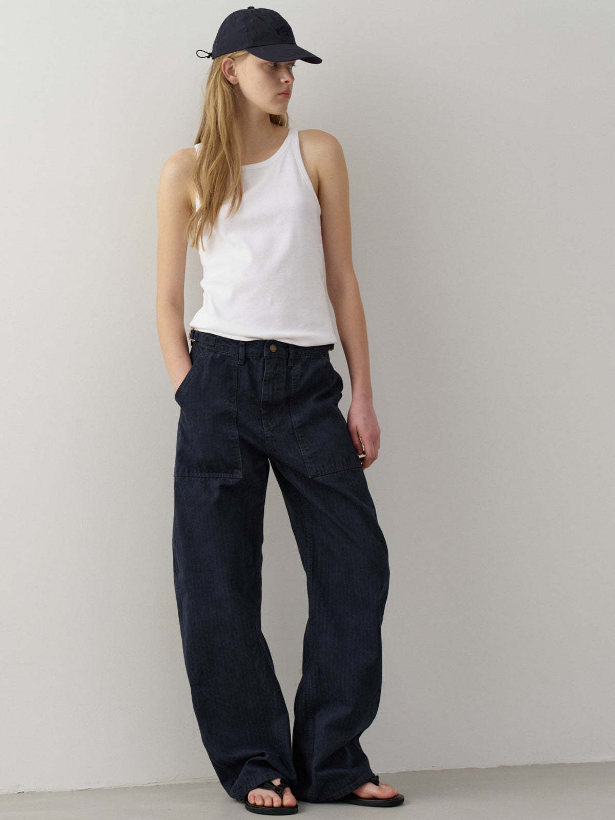 Denim Round Work Pants_vintage midnight