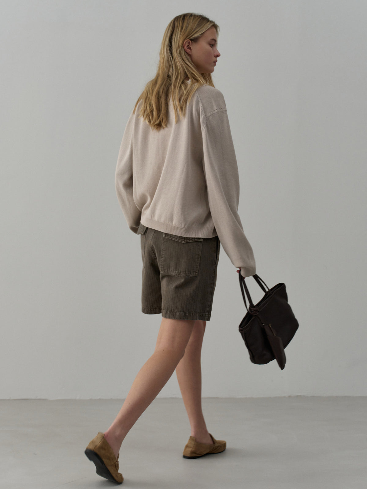 Breeze Tote Washed Leather Bag_chocolate