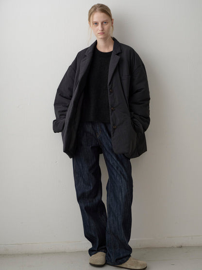Mohair Half Sleeve Sweater_black