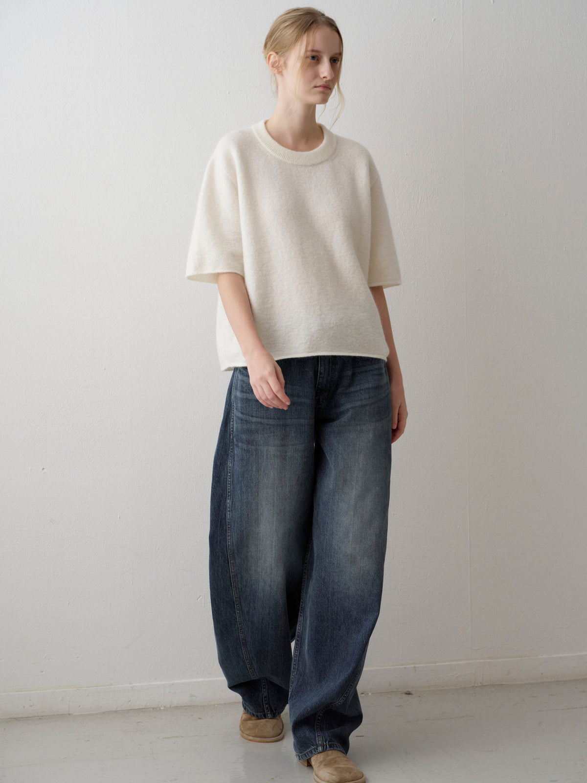 Wide Tapered Denim_Vintage Washing