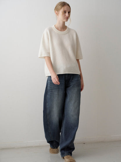 Wide Tapered Denim_Vintage Washing