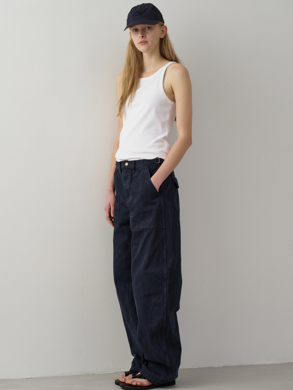 Denim Round Work Pants_vintage midnight