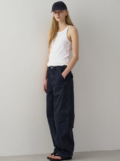Denim Round Work Pants_vintage midnight
