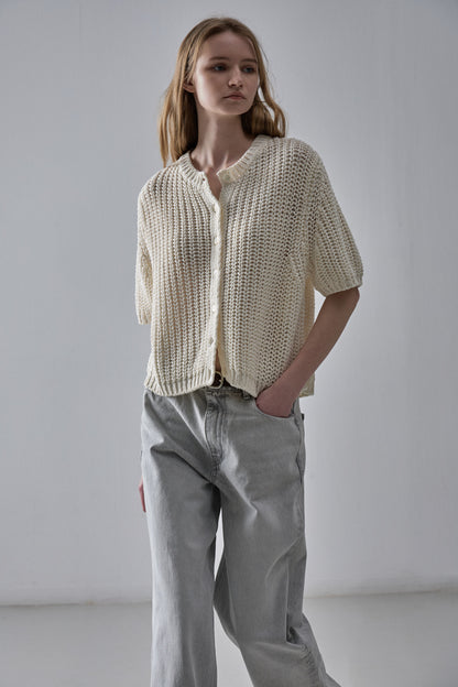 Classic Straight Jeans_light grey