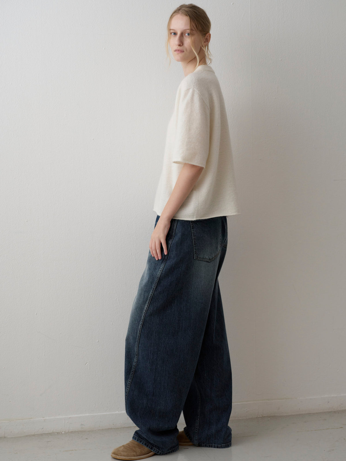 Wide Tapered Denim_Vintage Washing