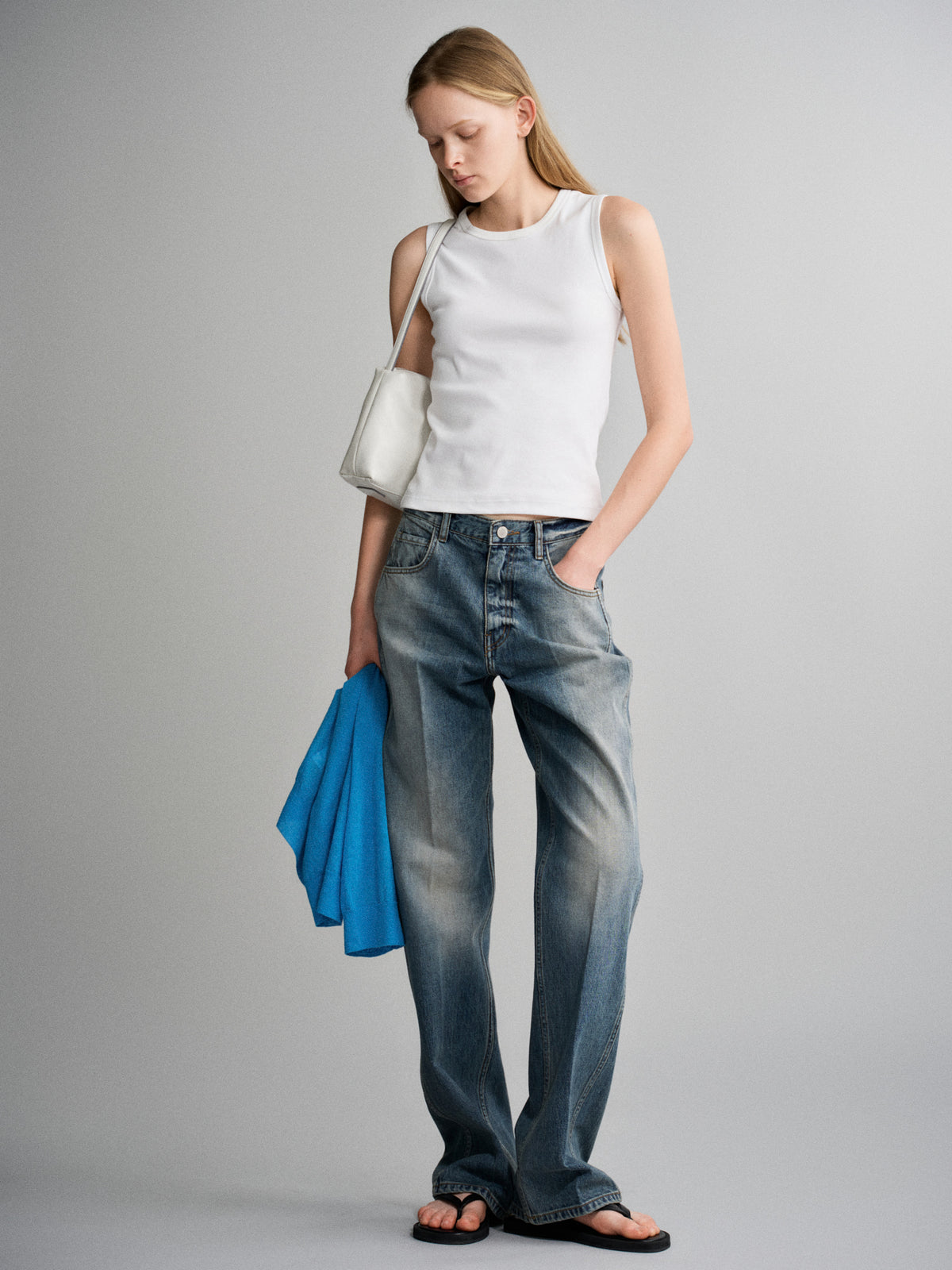 Vintage Wayne Bag_fog white