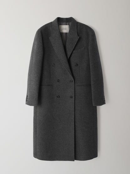 Cashmere Double Coat_Charcoal