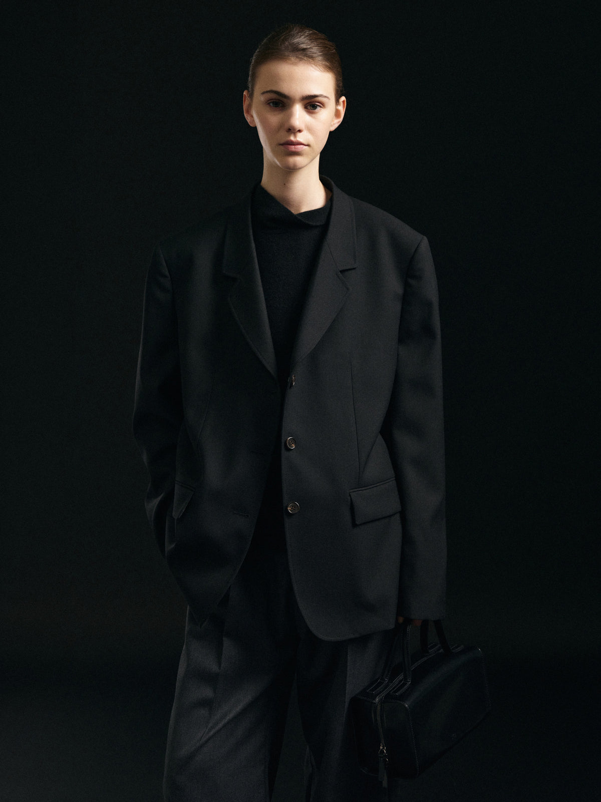Timeless 3-Button Jacket_black