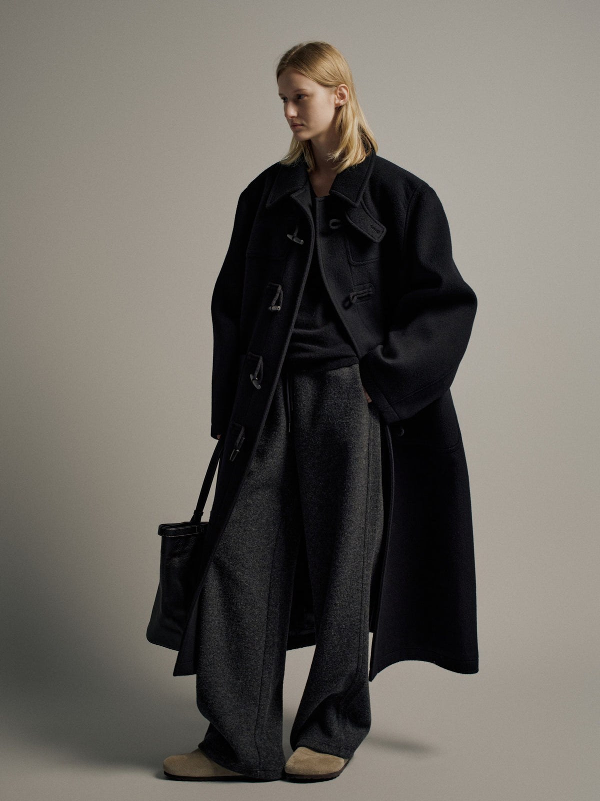 Cashmere Duffle Coat_black