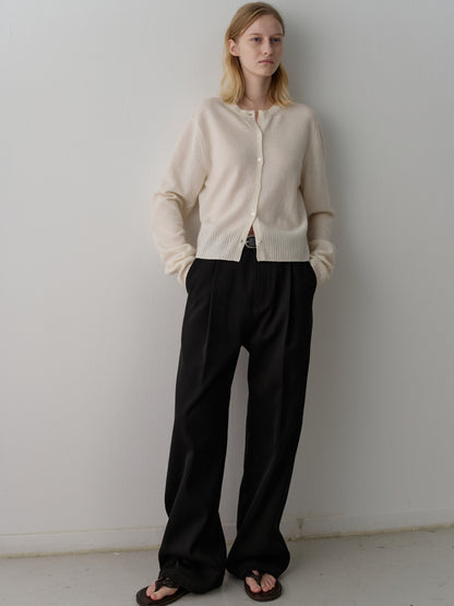Cotton Double Pocket Pants_black