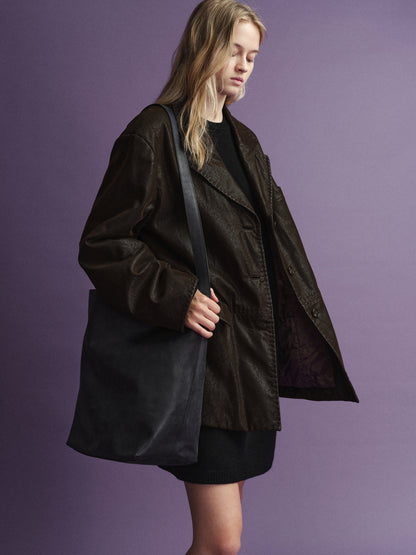 Antique Shepherd Big Bag_black