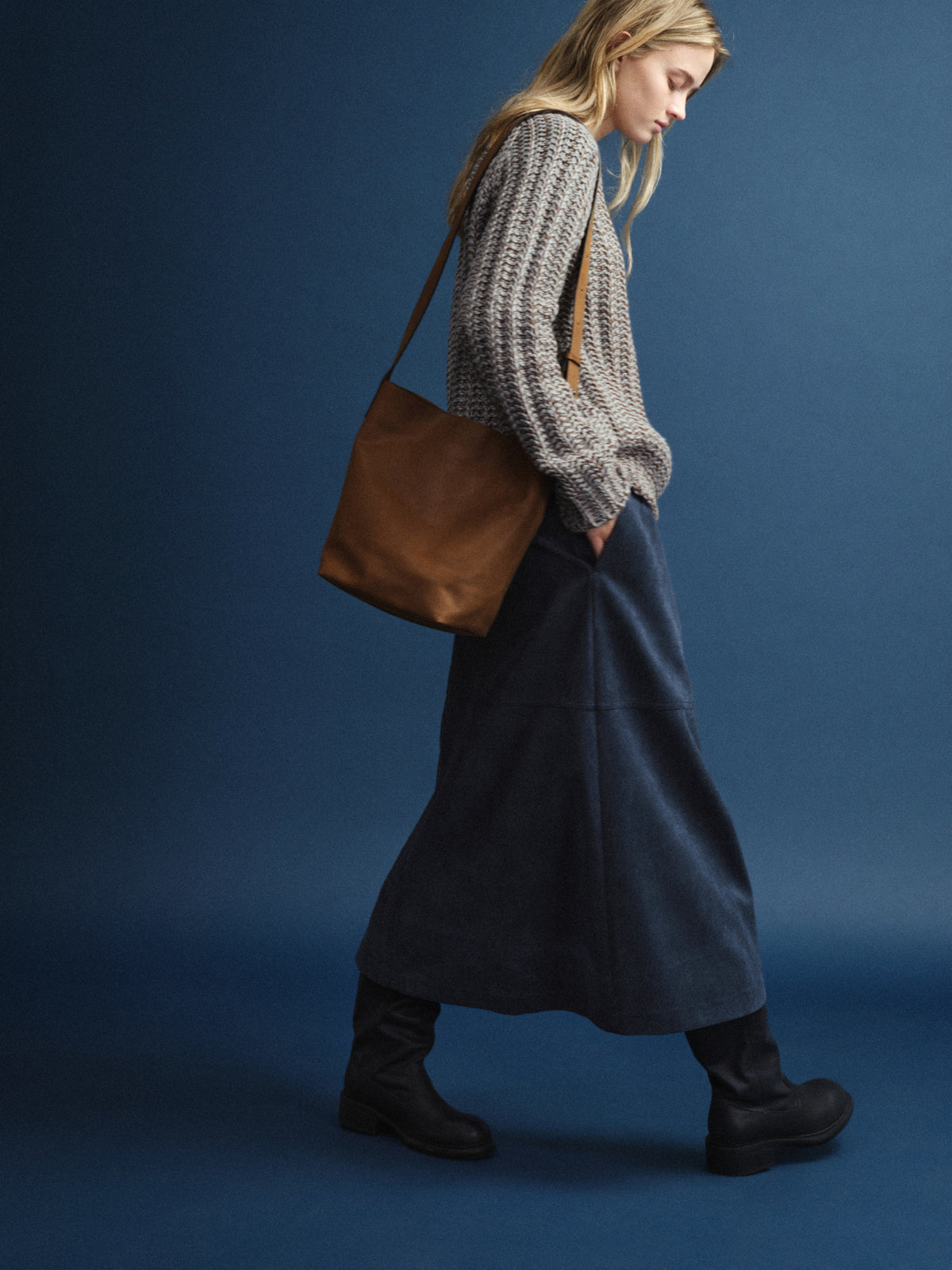 Antique Shepherd Bag_olive brown