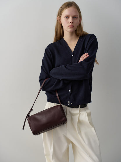 Cotton Two-Tuck Wide Pants_off white