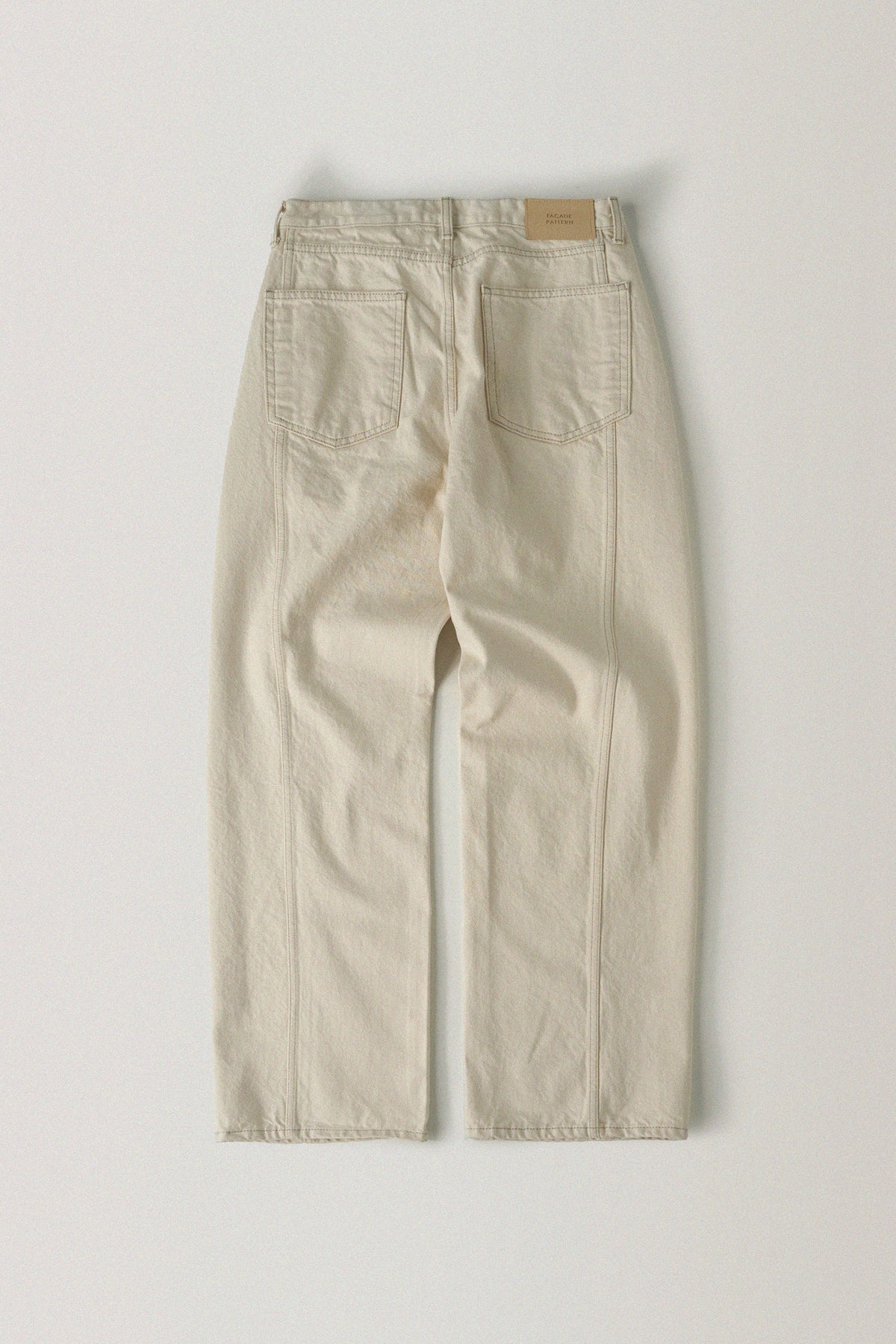 [11/25 Pre-order] Curved Denim_ecru
