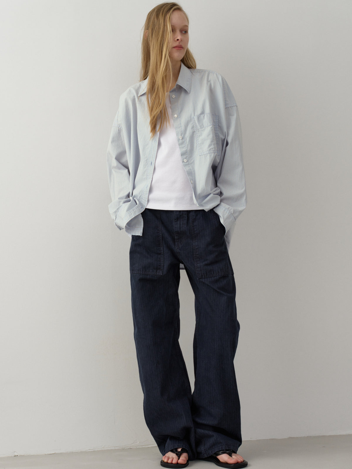 Denim Round Work Pants_vintage midnight