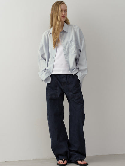 Denim Round Work Pants_vintage midnight