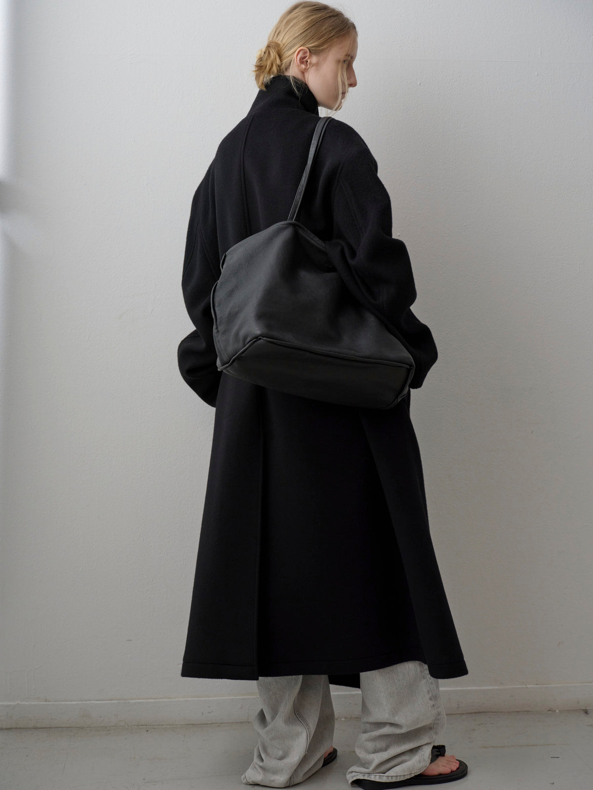 Cashmere High-neck Coat_black