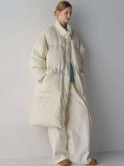 Wool Fleece Banding Pants_ivory