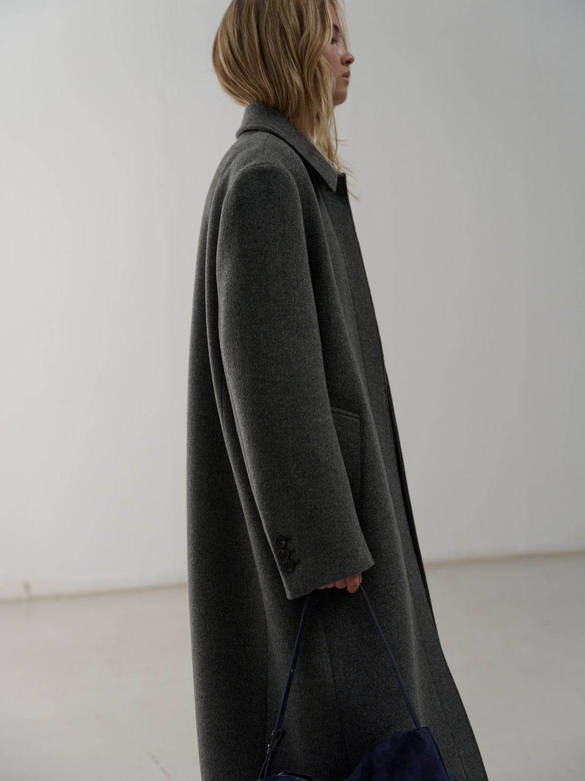 Cashmere Straight Mac Coat_charcoal