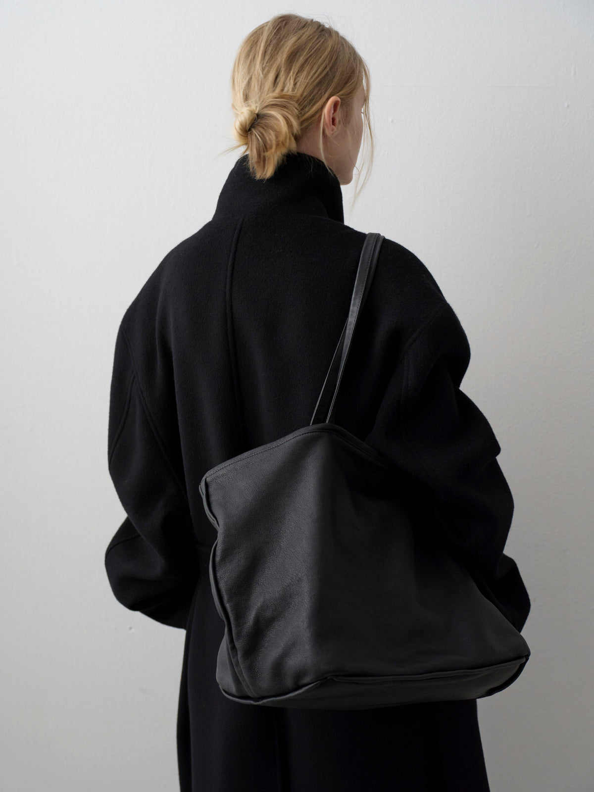 Cashmere High-neck Coat_black