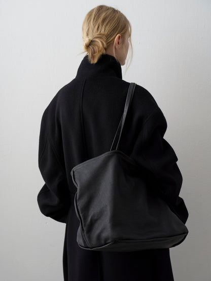 Cashmere High-neck Coat_black