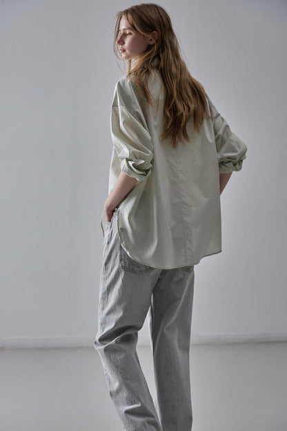 Classic Straight Jeans_light grey