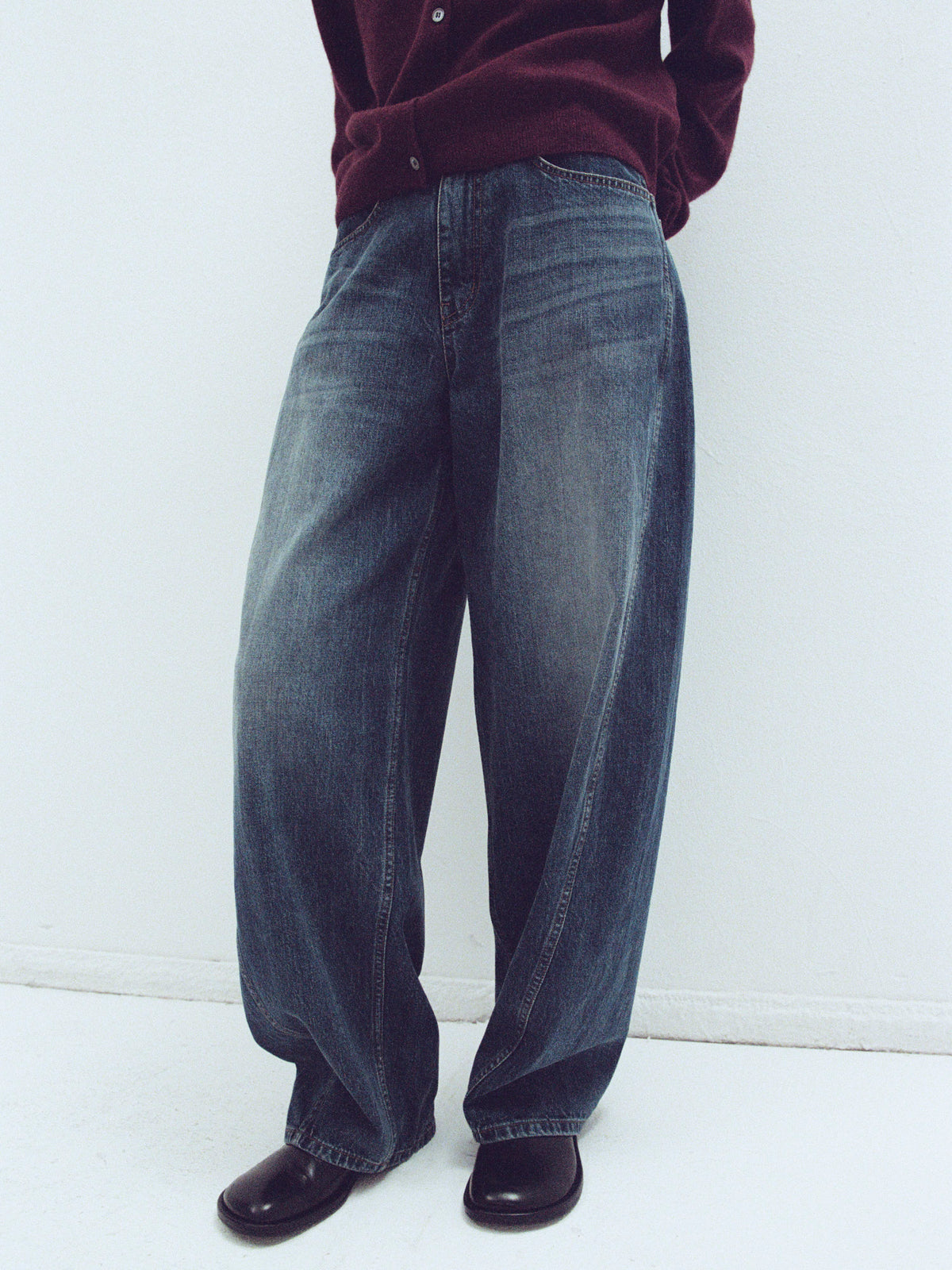 Wide Tapered Denim_Vintage Washing