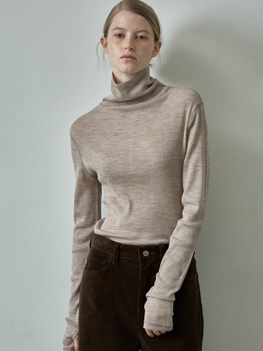 Breeze Wool Roll-neck Top_6color