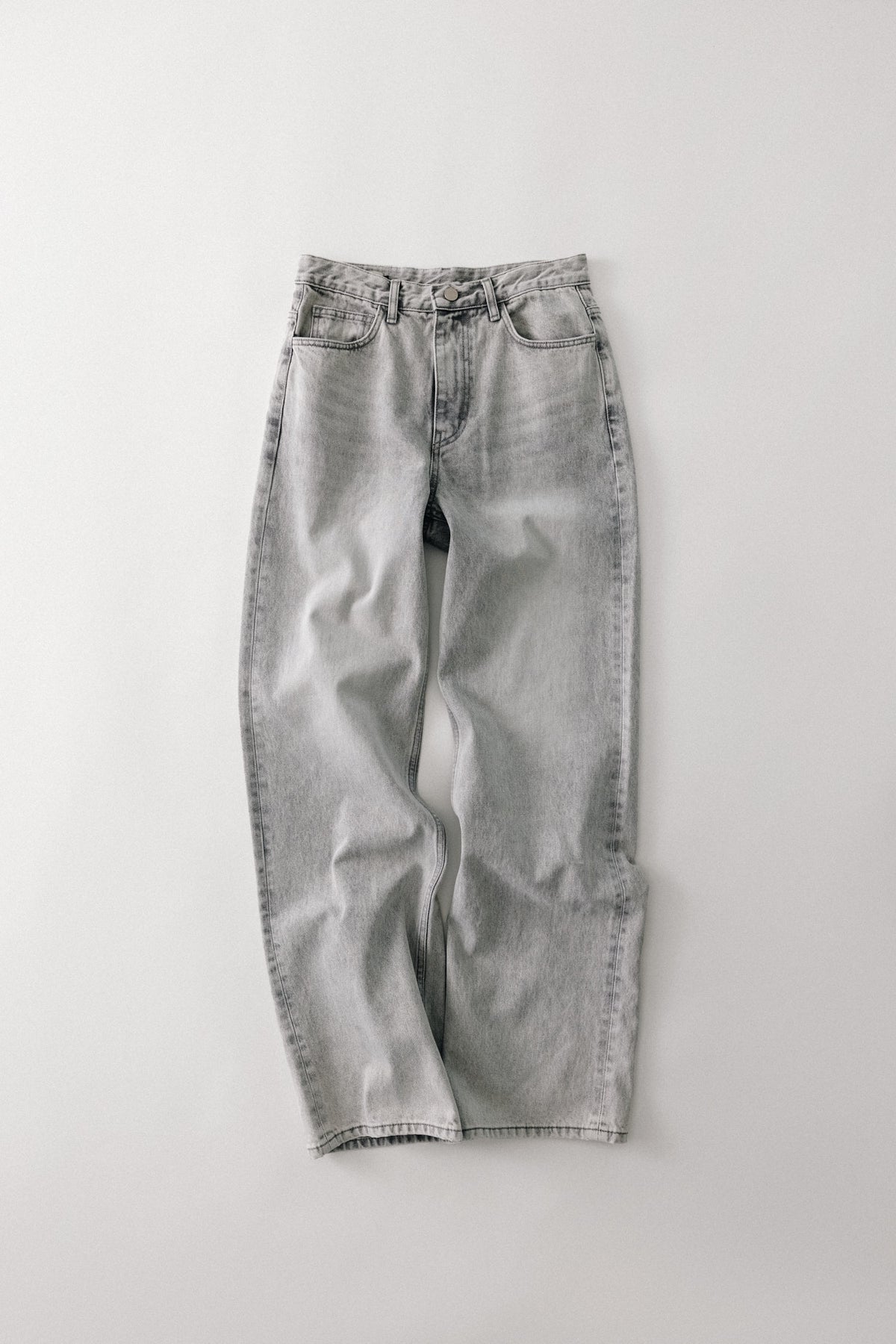 Classic Straight Jeans_light grey