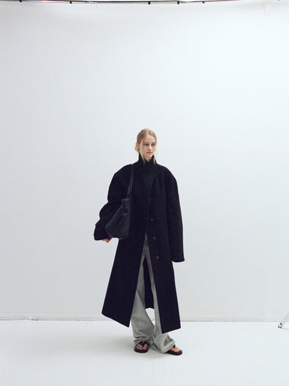 Cashmere High-neck Coat_black