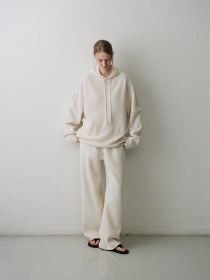 Cashmere Hooded Pullover_ivory