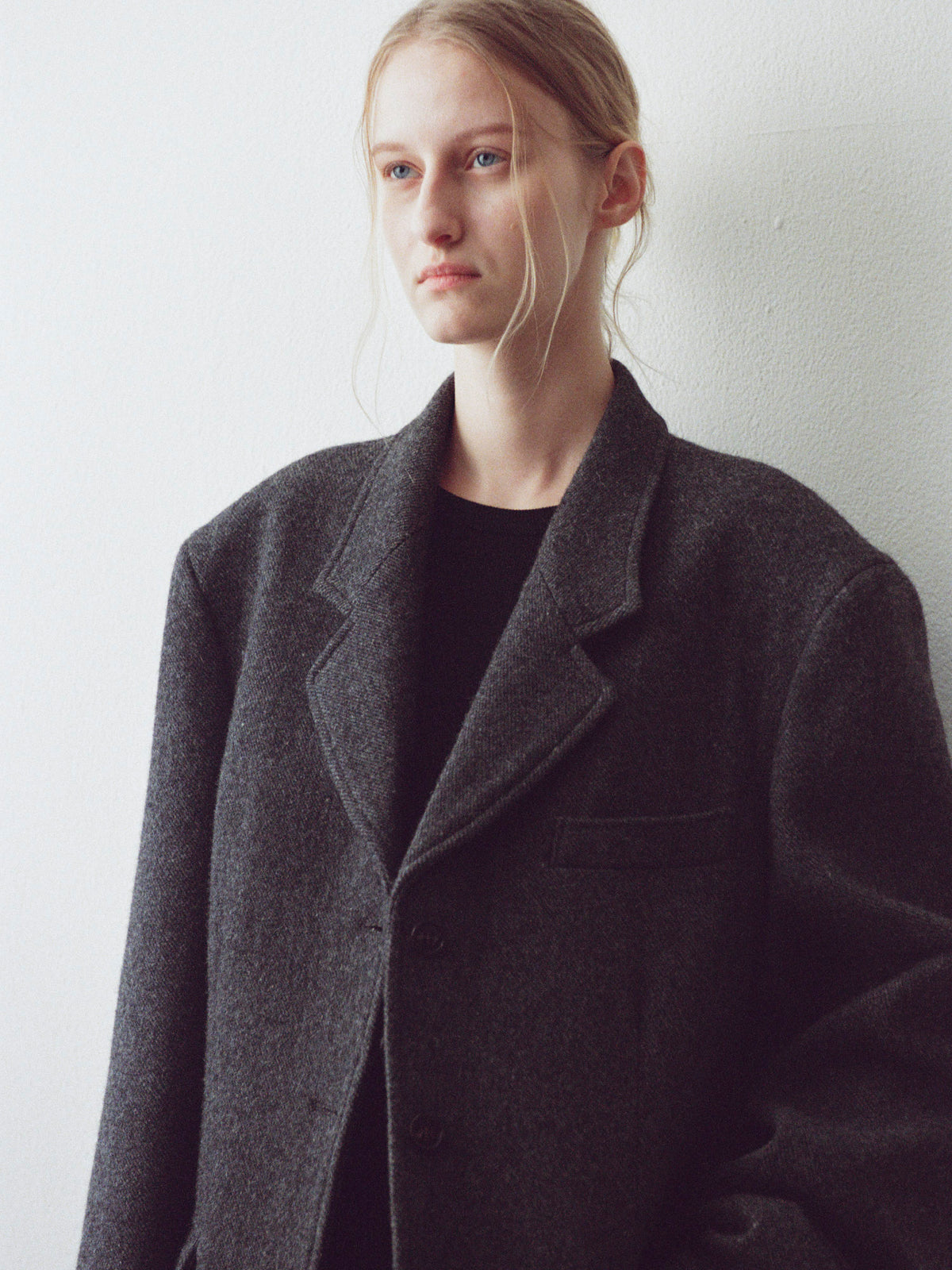 Alpaca 3-Button Jacket_charcoal
