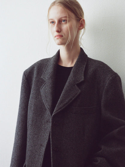 Alpaca 3-Button Jacket_charcoal