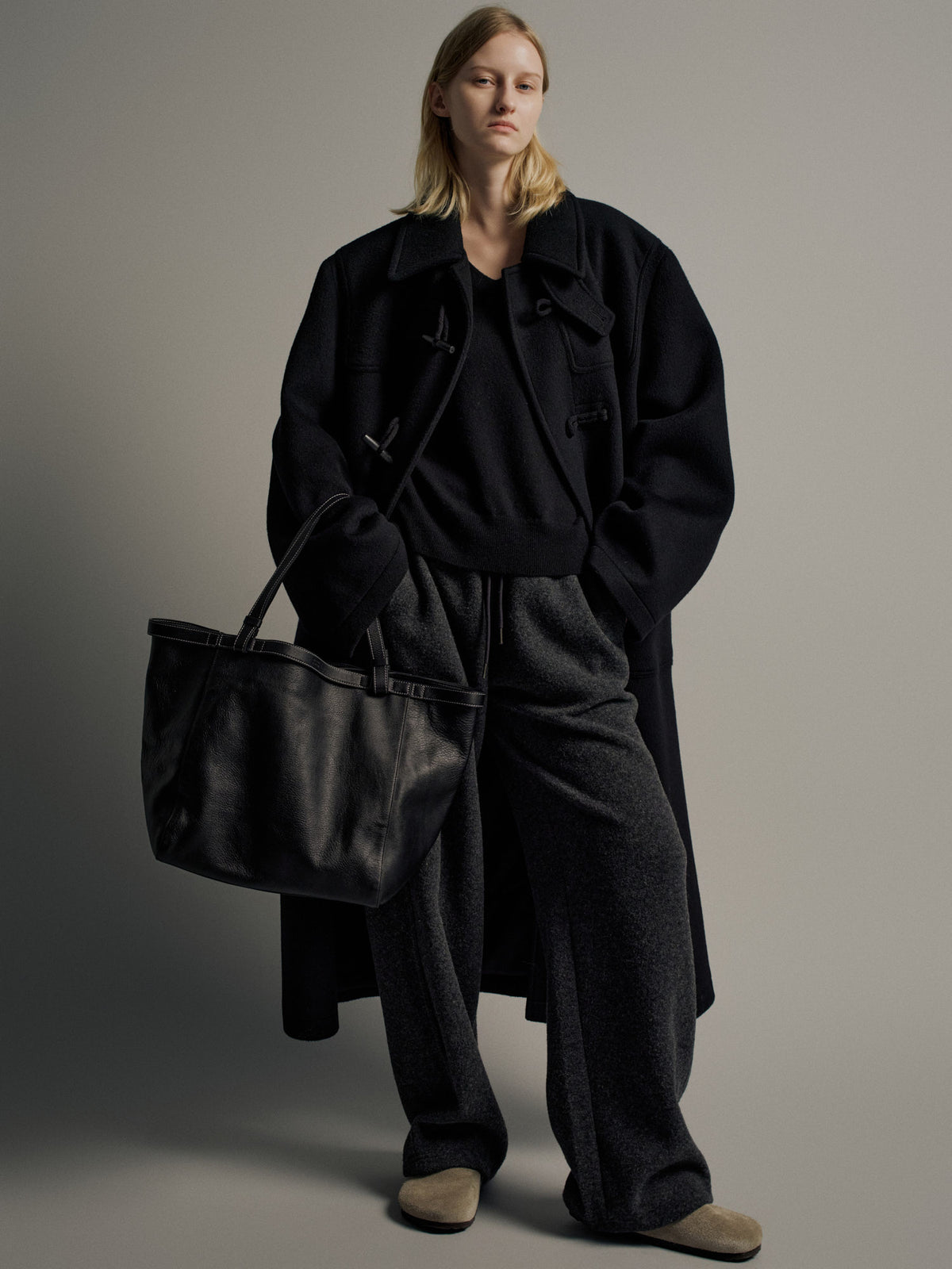 Cashmere Duffle Coat_black