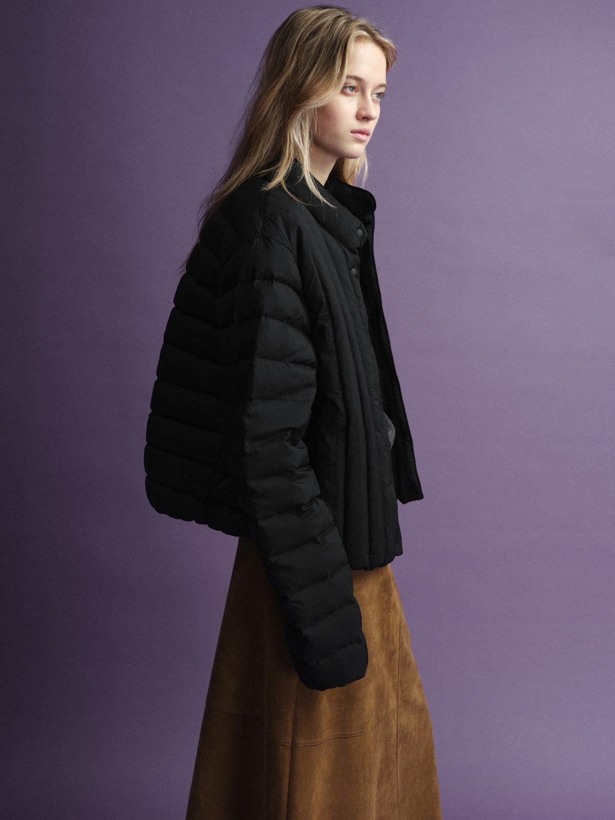 Vertical Light Padded Jacket_black