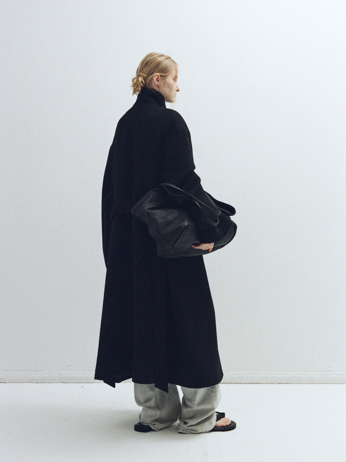 Cashmere High-neck Coat_black