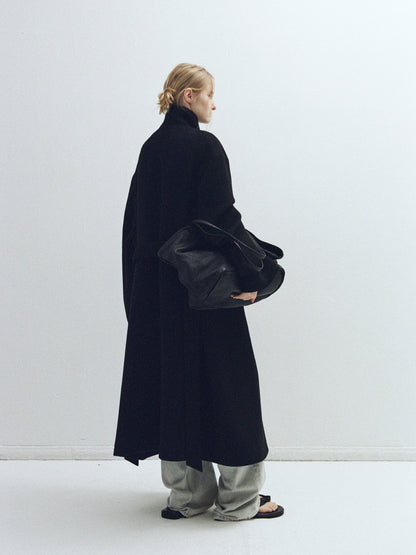 Cashmere High-neck Coat_black