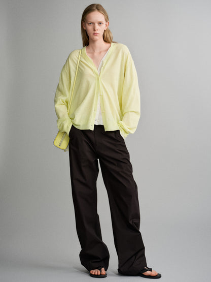 Round Curved Pants_black