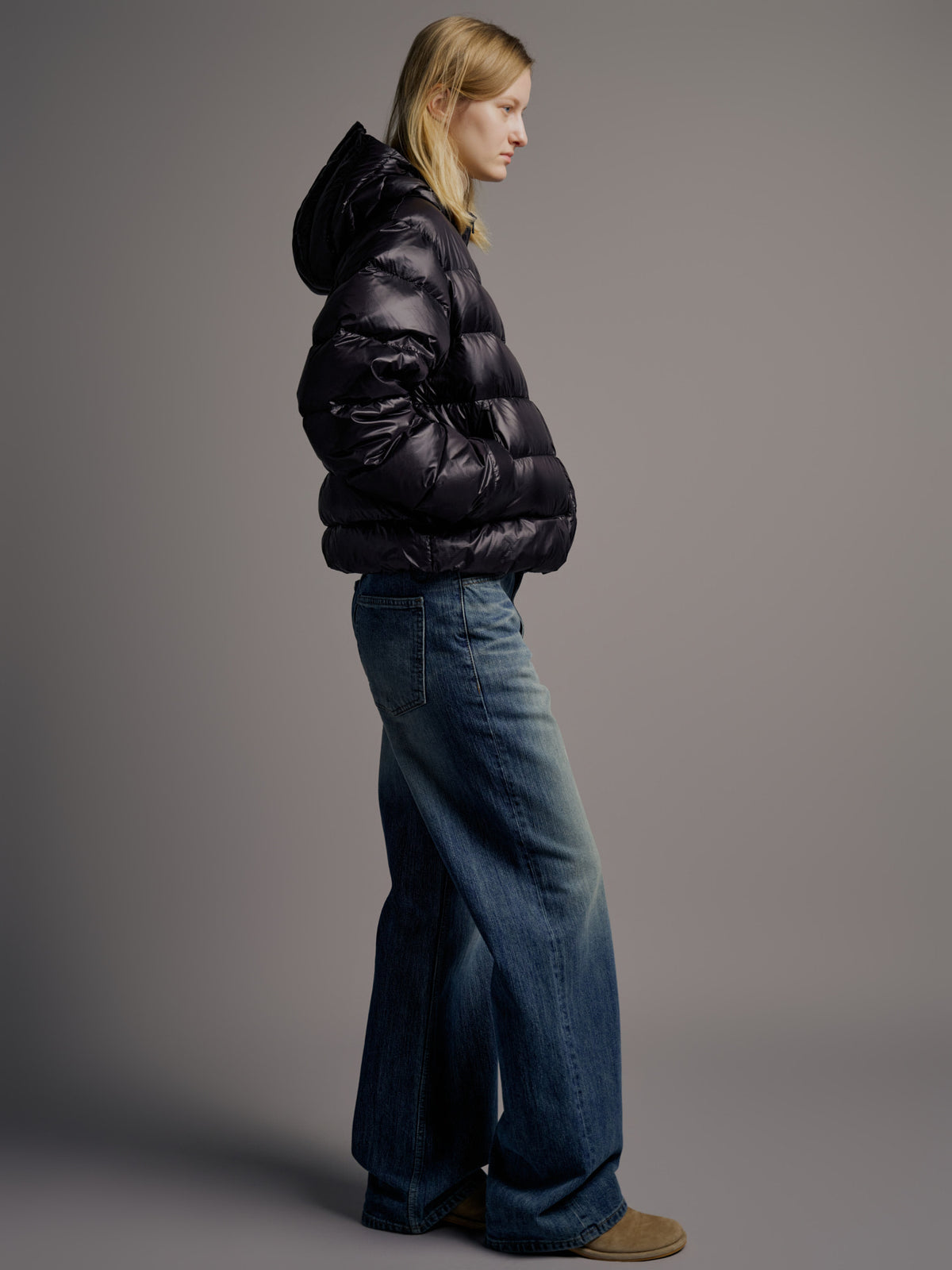 Airy Goose Down Jacket_black