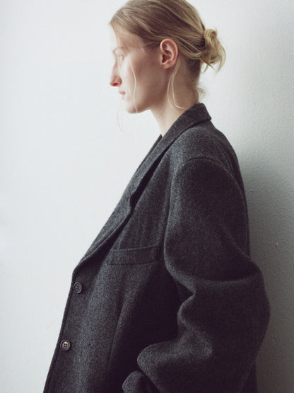 Alpaca 3-Button Jacket_charcoal