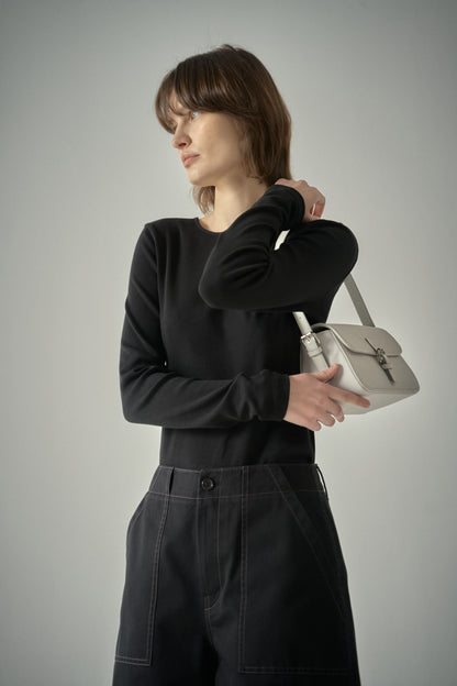 Small Marron Bag_fog