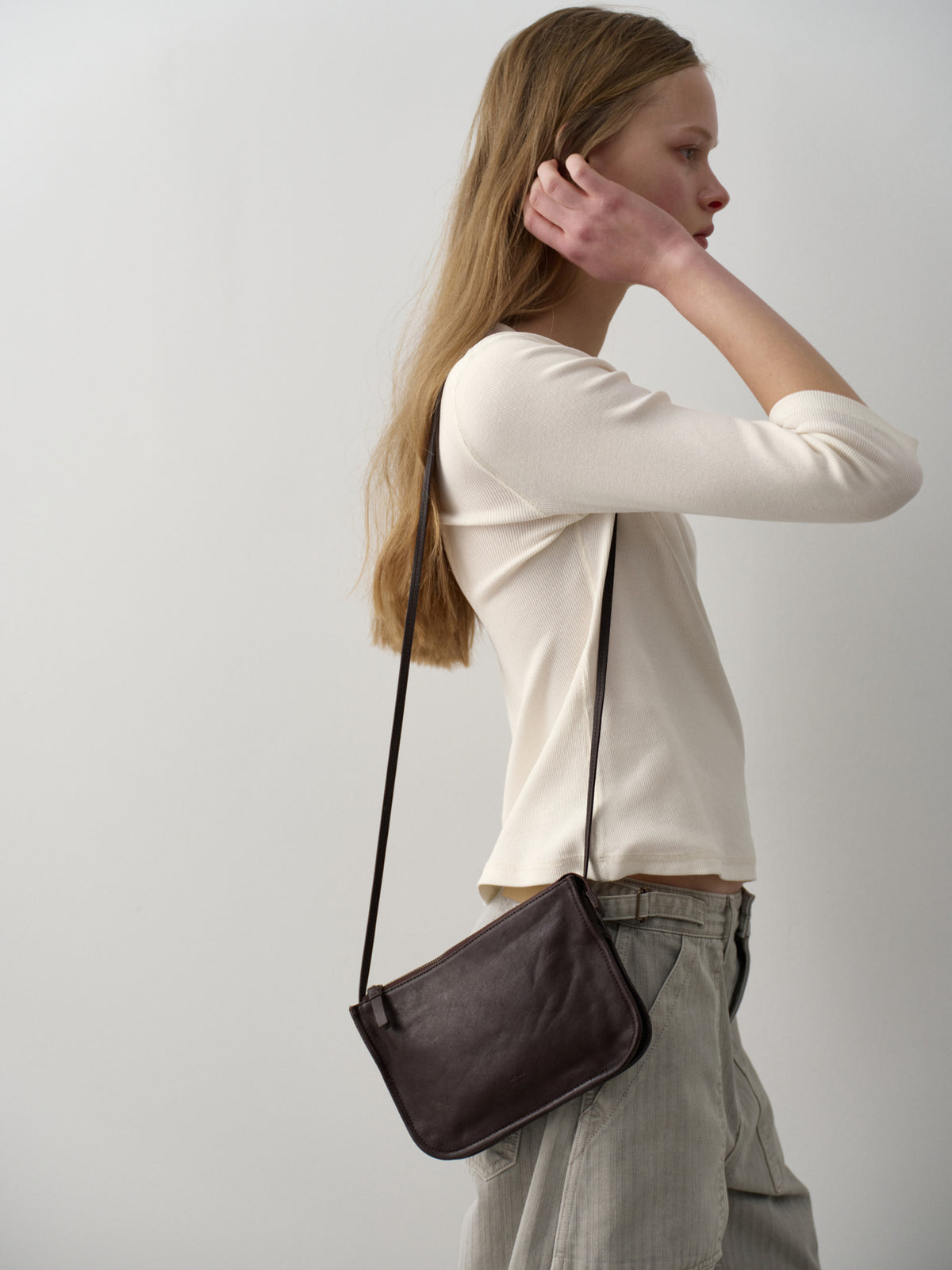 Gabin Washing Leather Bag_chocolate