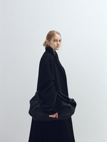 Cashmere High-neck Coat_black