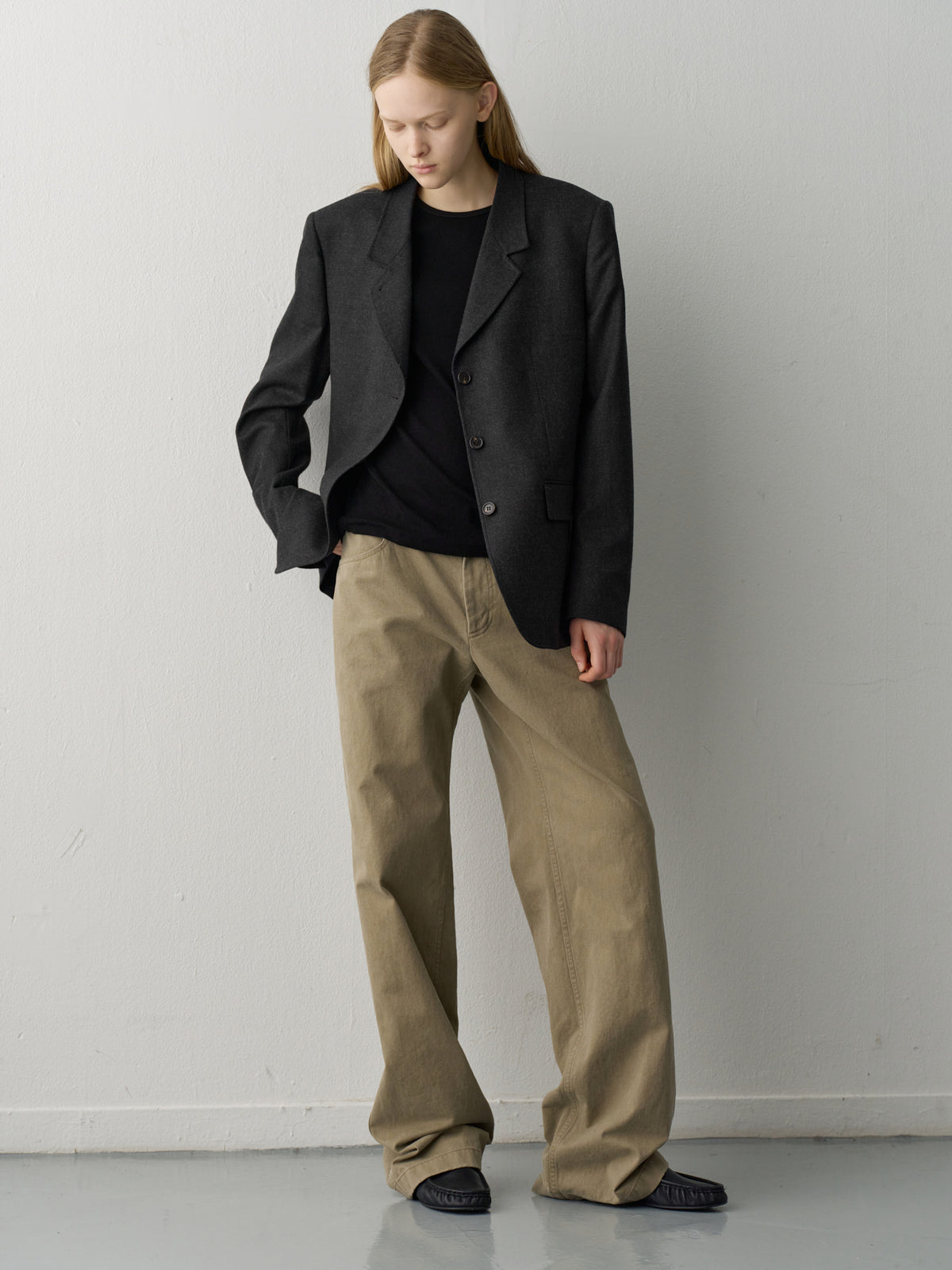 Timeless 3-Button Jacket_dark charcoal