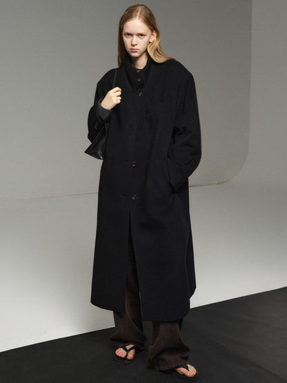 Classic Wool Single Coat_Black