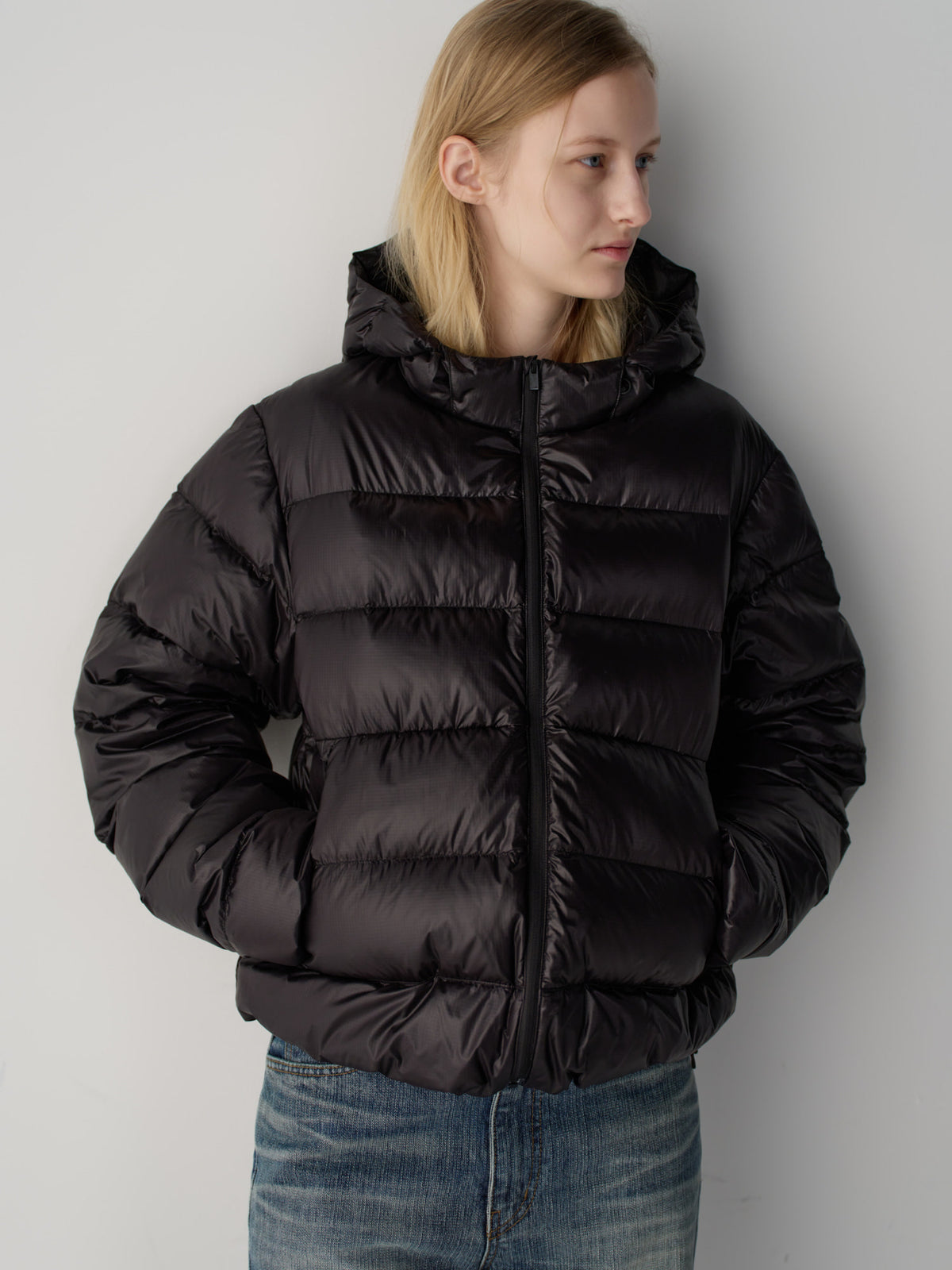 Airy Goose Down Jacket_black