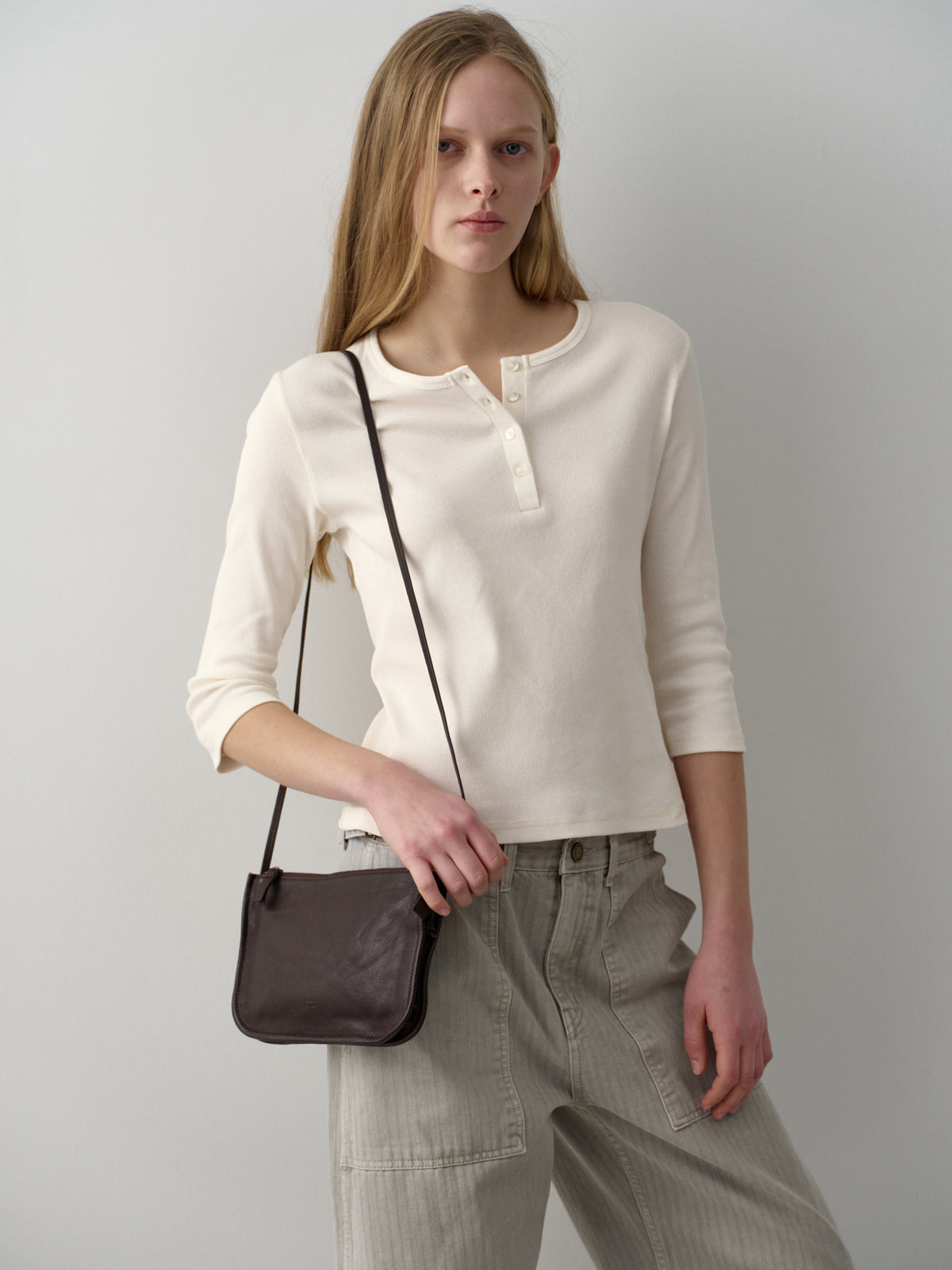Gabin Washing Leather Bag_chocolate