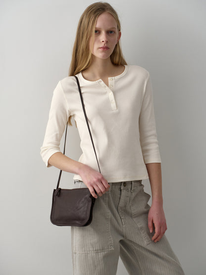 Gabin Washing Leather Bag_chocolate