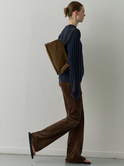 Willow Zipper Shoulder Bag_olive