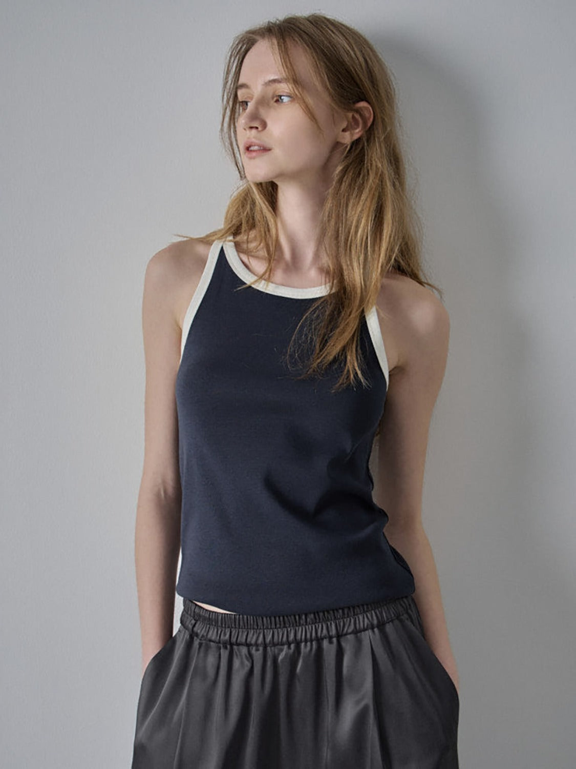 Ringer Cotton Sleeveless_3color